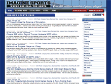 Tablet Screenshot of baseball.blog.imaginesports.com